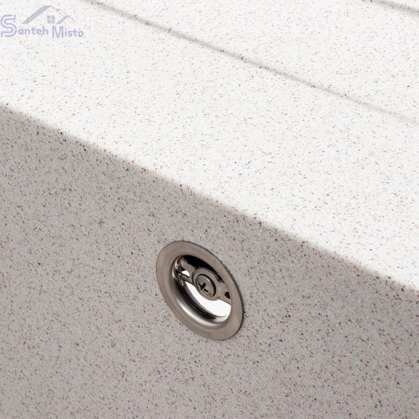 Кухонная мойка гранитная матовая 7050 CASCADA Platinum Топаз 43042 фото