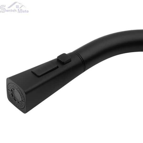 Комплект кухонної мийки Kraft HM 50х50 NANO BLACK (DECOR) PVD (3.0/1.0 мм) SМ1046 фото
