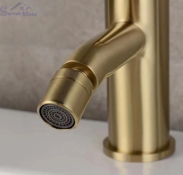 Змішувач для біде REA LUNGO BRUSHED GOLD матове золото REA-B4702 фото