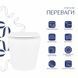 Унітаз підвісний Qtap Scorpio безободковий Ultra Quiet з сидінням Soft-close QT14332380AW SD00050898 фото 1