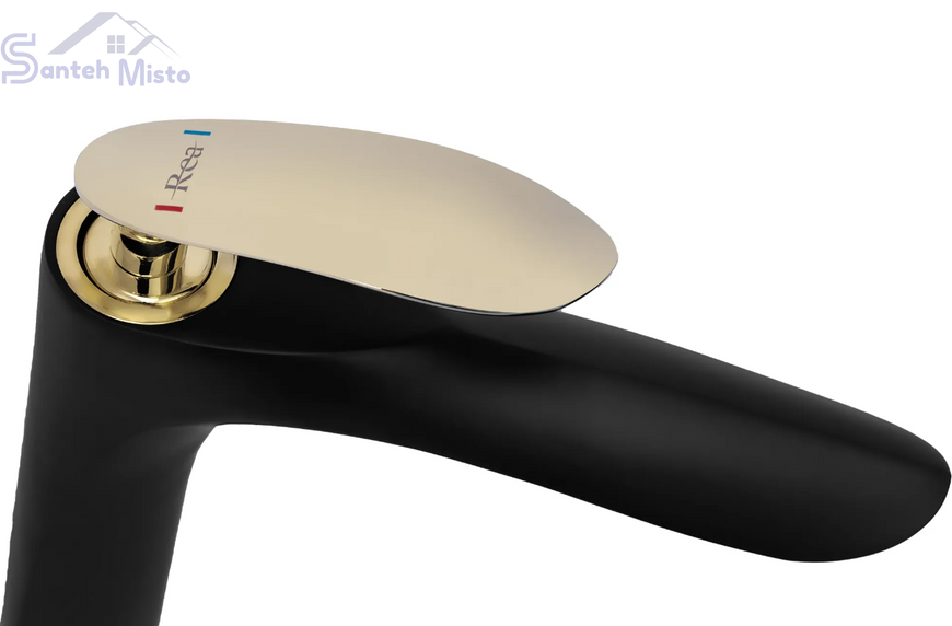Смеситель для раковины (умывальника) REA ORBIT BLACK GOLD высокий * REA-B2055 фото