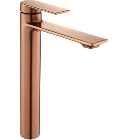 Змішувач для раковини REA STORM BRUSHED COPPER високий REA-B3002 фото