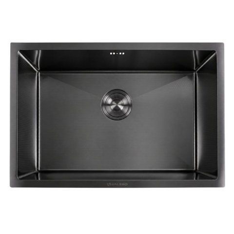 Кухонна мийка CM 65*44 VALESO Handmade PVD чорна D&Eacute;COR (3.0/1.0) 56425 фото