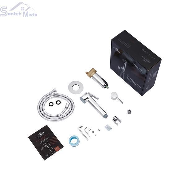 Набор 3 в 1 душевая система Kroner Armada-W063 + смеситель Armada-W010 + смеситель Bidet-C082 CVS30213 фото