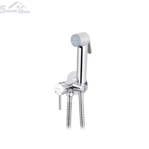 Набор 3 в 1 душевая система Kroner Armada-W063 + смеситель Armada-W010 + смеситель Bidet-C082 CVS30213 фото
