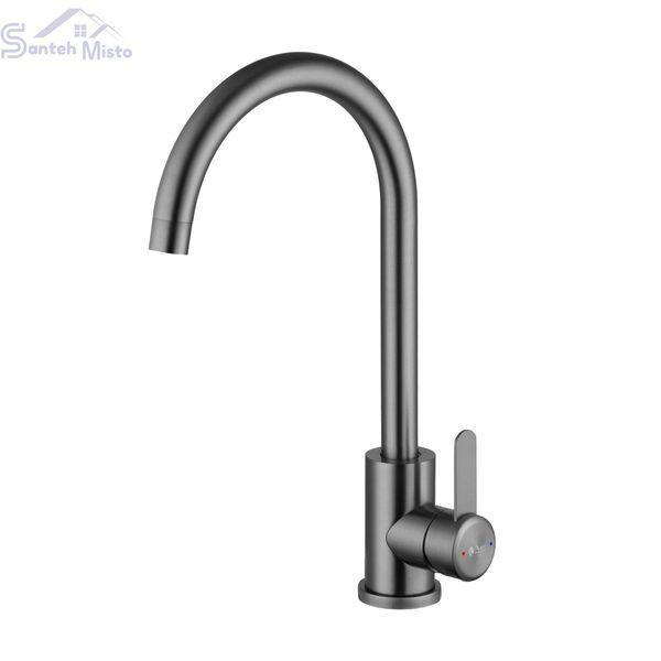 Смеситель для кухни Agua Elposo-INOX035AM CV035456 фото