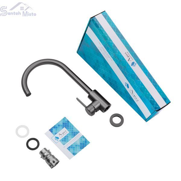 Смеситель для кухни Agua Elposo-INOX035AM CV035456 фото
