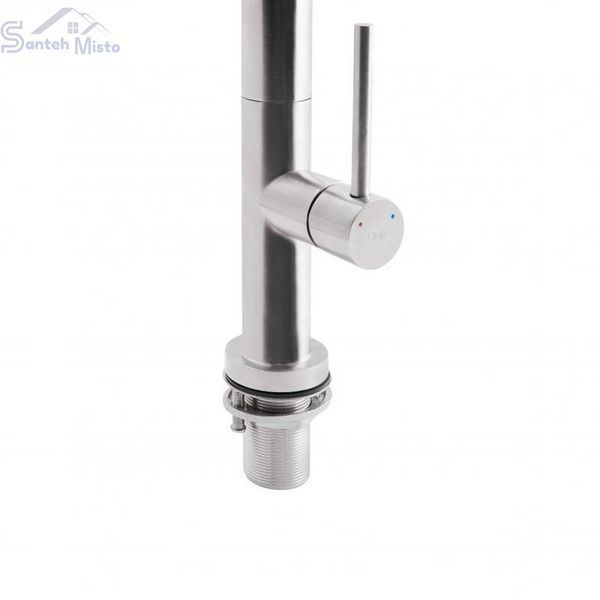 Змішувач для кухні Qtap Zdenek QTZDN9032103FC Brushed Nickel PVD 2350804664 фото
