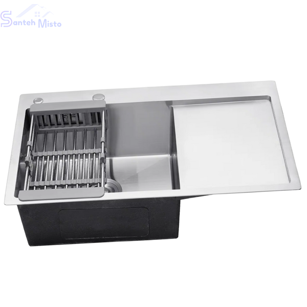 Комплект кухонної мийки KRP Geburstet - 7849LH Mrstet - 7849RHM SM1564 фото