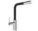 Змішувач для кухні MEXEN FLORA BLACK CHROME чорний хром * MEX-670401-07 фото 1