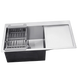 Комплект кухонної мийки KRP Geburstet - 7849LH Mrstet - 7849RHM SM1564 фото 2