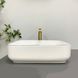 Умивальник (раковина) VBI PALERMO WHITE ROSE GOLD EDGE накладний VBI-012307 фото 4