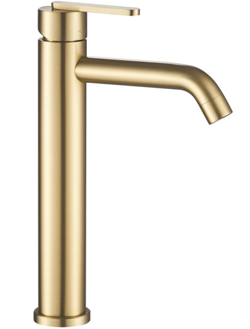 Змішувач для раковини (умивальника) REA ONTARIO BRUSHED GOLD високий REA-B5509 фото
