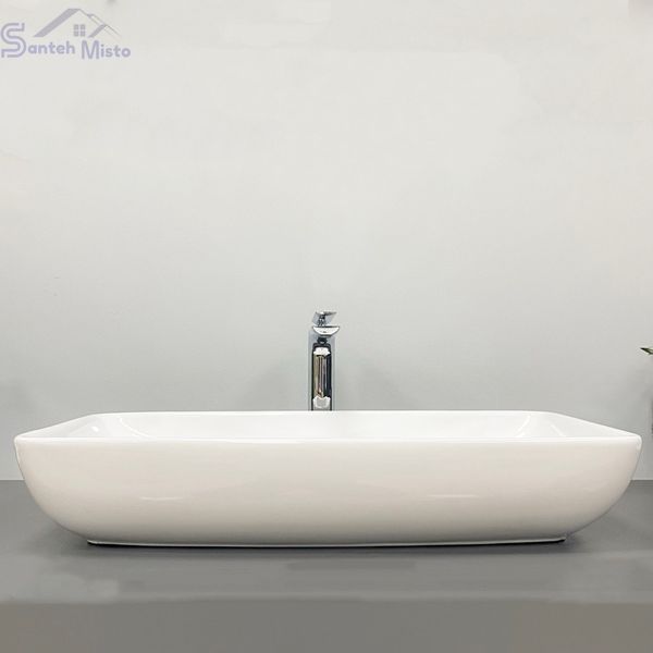 Умивальник (раковина) VBI SILVI 70 WHITE накладний VBI-015101 фото