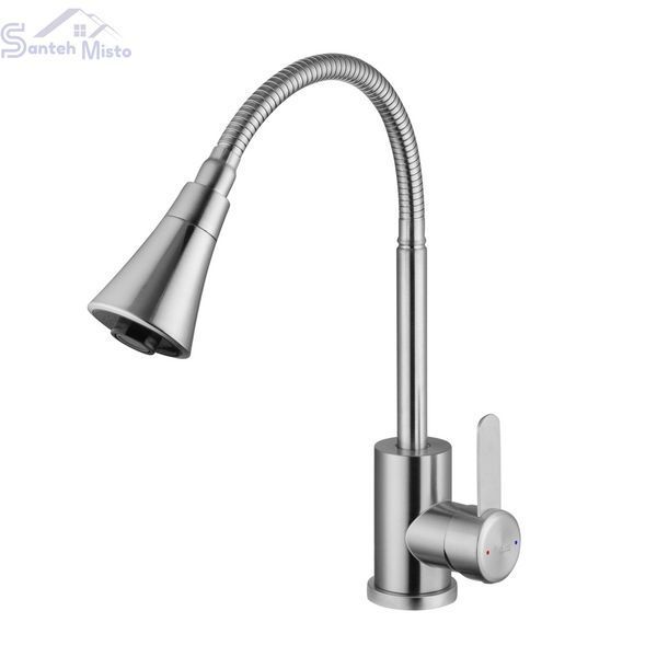 Смеситель для кухни Agua Elposo-INOX031 CV035457 фото