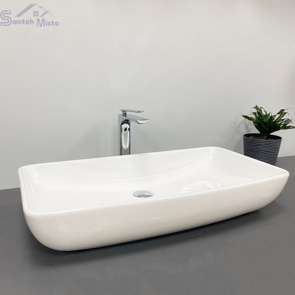 Умивальник (раковина) VBI SILVI 70 WHITE накладний VBI-015101 фото