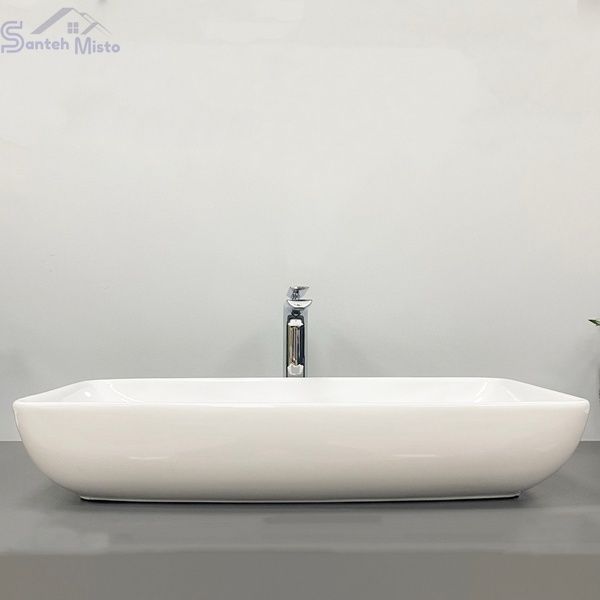 Умивальник (раковина) VBI SILVI 70 WHITE накладний VBI-015101 фото