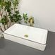 Умивальник (раковина) VBI TRIEST WHITE BLACK EDGE накладний VBI-012710 фото 1