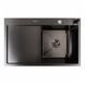 Комплект кухонной мойки CM 78*50 R черная PVD VALESO Handmade (3,0/0,8) SM4590 фото 2