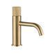 Смеситель для раковины VBI MILANO TRE BRUSHED GOLD низкий VBI-050100BG-H03BG фото