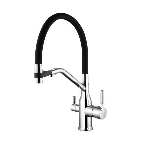 Змішувач для кухні Kroner KRP Kuche - C03816BLK CV035576 фото