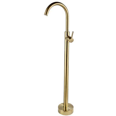 Змішувач для умивальника VBI MILANO BRUSHED GOLD підлоговий VBI-050113BG фото