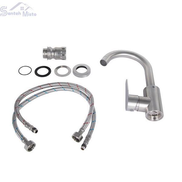 Смеситель для кухни Lidz Vida 015F2 (k35) LDVID015F2NKS43353 Nickel SD00049476 фото