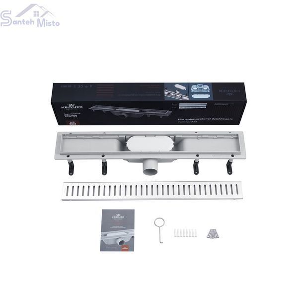 Трап линейный Kroner KRP Harz S70 Sektion CV029580 фото