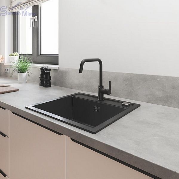 Набір змішувачів 4 в 1 для ванної кімнати та кухні Grohe QuickFix Start Black M-Size UA303301MK CV033954 фото