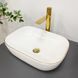 Умивальник (раковина) VBI RAVENNA WHITE GOLD EDGE накладний VBI-011218 фото 1