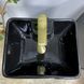 Умивальник (раковина) VBI VERESE BLACK GLOSSY напольний VBI-019006 фото 5