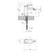 Смеситель для биде Kroner Element 211210-0101 CV035996 фото 8