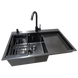 Комплект кухонной мойки Kraft&nbsp;HM&nbsp;- 7848ALB&nbsp;PVD&nbsp;(3.0/1.0 мм) SM6049 фото 2