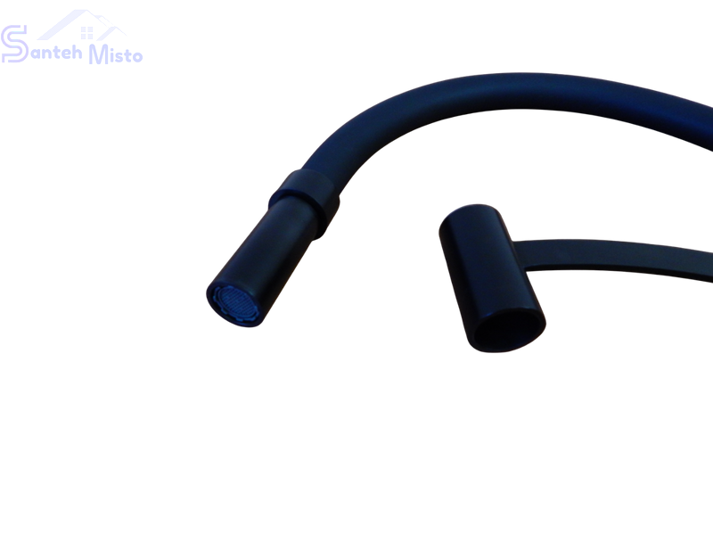 Комплект кухонной мойки KRAFT Handmade PVD чорна HS54*48 (3.0/1.0 мм) декор SM059 фото