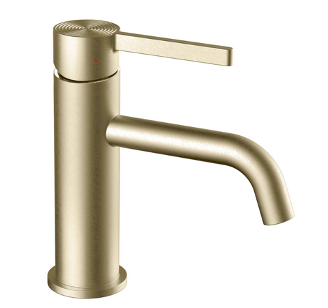 Змішувач для раковини REA FOSTER BRUSHED GOLD низький REA-B6444 фото