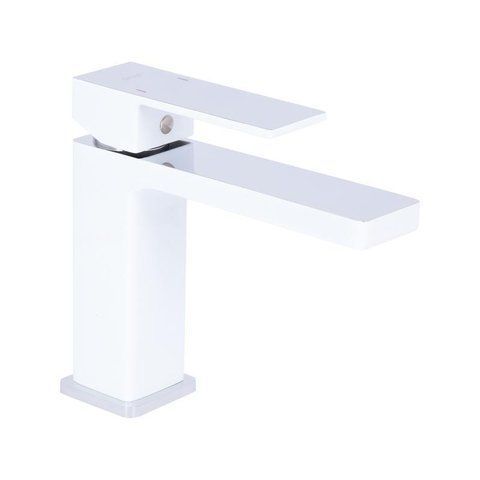 Змішувач для раковини Qtap Gemini QTGEM270CRW45675 Chrome/White 2303868527 фото