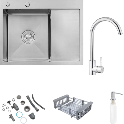 Комплект кухонной мойки KRP Geb&uuml;rstet-6350LHM SM08657 фото