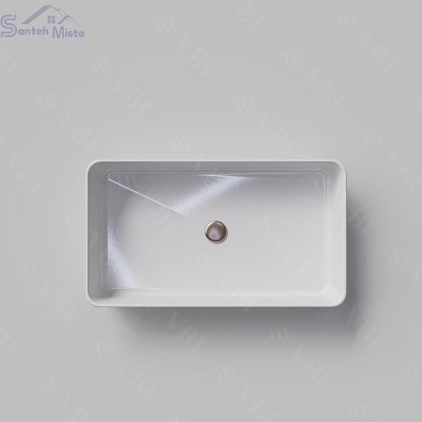 Умивальник (раковина) VBI TRIEST WHITE накладний VBI-012700 фото