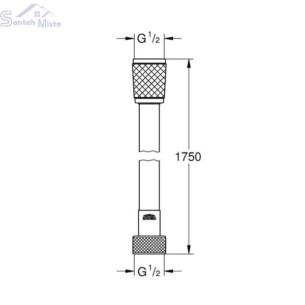 Шланг для душу Grohe QuickFix VitalioFlex Trend 287422432 CV032184 фото