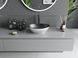 Умывальник (раковина) MEXEN ELZA SILVER BRUSHED BLACK MATT накладной MEX-21014023 фото 3