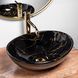 Умивальник (раковина) REA SOFIA BLACK MARBLE SHINY накладний REA-U5611 фото 5