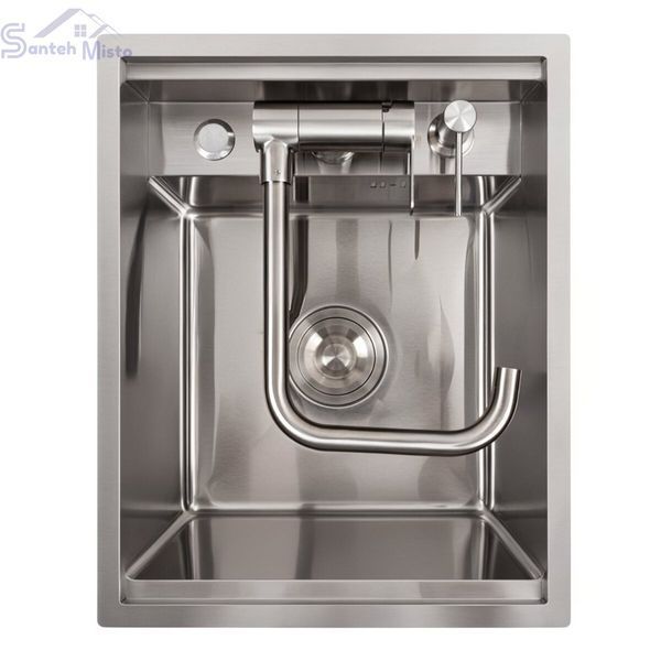 Кухонная мойка CM 40*50 скрытая нержавейка Platinum Handmade 44555 фото