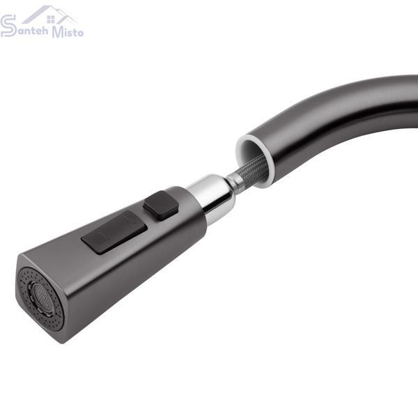Комплект кухонної мийки Kraft HM 50х50 NANO BLACK (DECOR) PVD (3.0/1.0 мм) SМ610477 фото