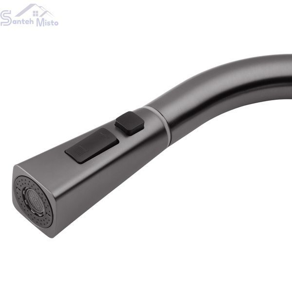 Комплект кухонної мийки Kraft HM 50х50 NANO BLACK (DECOR) PVD (3.0/1.0 мм) SМ610477 фото