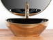 Умивальник (раковина) REA SOFIA GOLD BLACK накладний * REA-U4527 фото 5