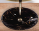 Умивальник (раковина) REA PAMELA BLACK MARBLE SHINY накладний REA-U5067 фото 5