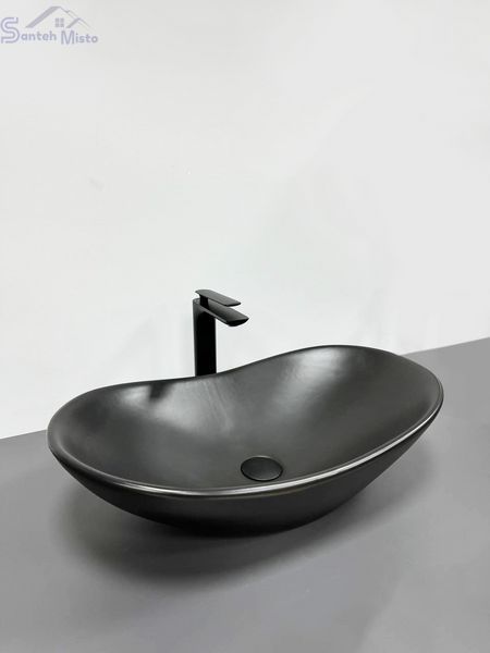 Умывальник (раковина) VBI TURIN BLACK MATT накладной VBI-011502 фото