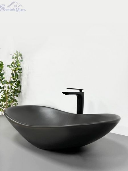 Умывальник (раковина) VBI TURIN BLACK MATT накладной VBI-011502 фото