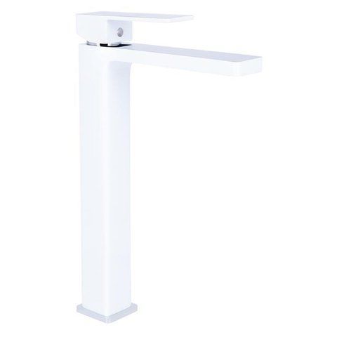 Змішувач для раковини Qtap Gemini високий QTGEM269CRW45679 Chrome/White 2303868529 фото