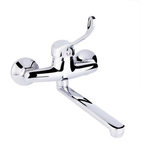 Змішувач для кухні локтьовий Lidz Watt 009 настінний (k35) LDWAT009CRM34862 Chrome SD00040966 фото